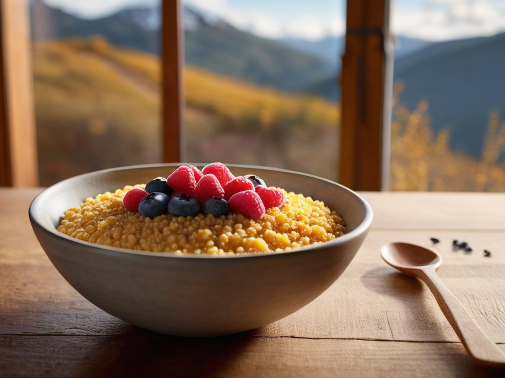 Andean Sunrise: Quinoa Porridge with berries