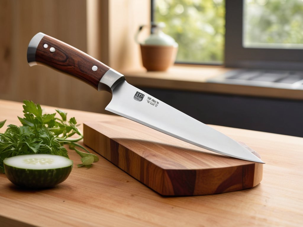 Japanese VG‑10 Chef’s Knife with pakkawood handle
