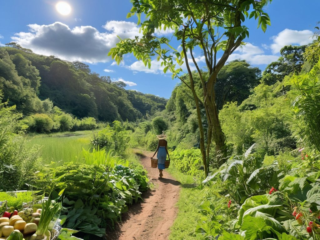 Nourishing Earth through plants