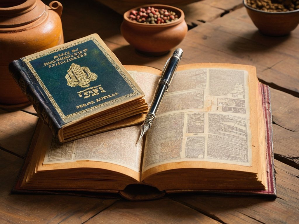 Passport Pages Unfolded, vivid sensory journey