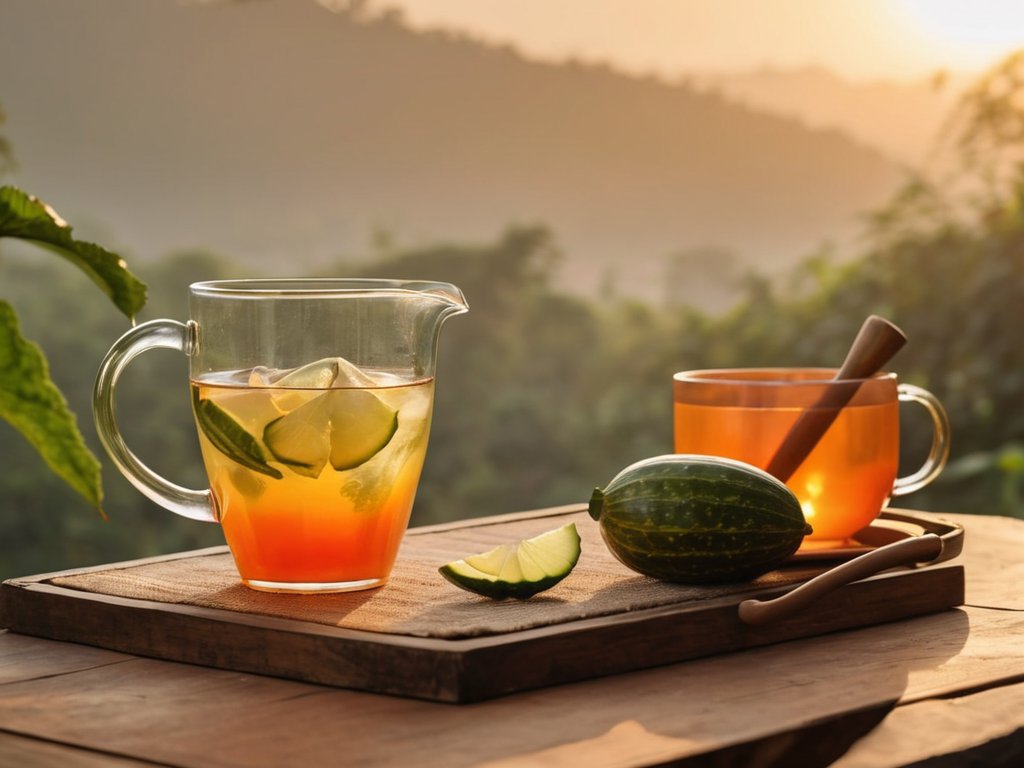 AyurvedicPrinciplesDailyRoutineaGlobalJourneyThroughDoshaBalance sunrise tea ritual