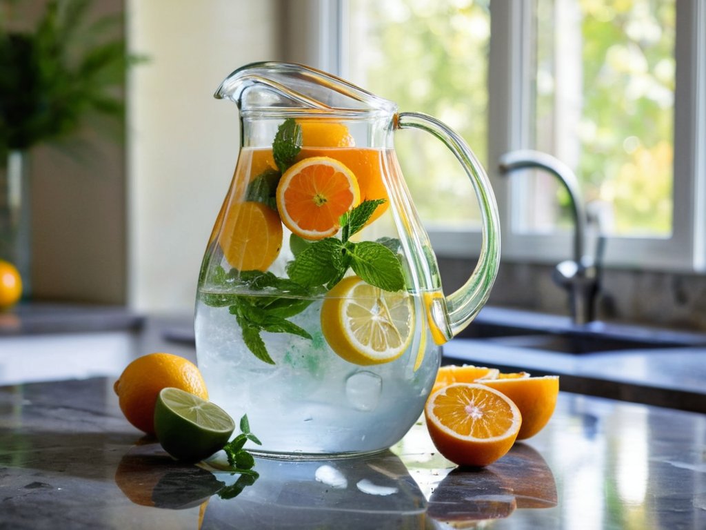 Infused water recipes blending flavors