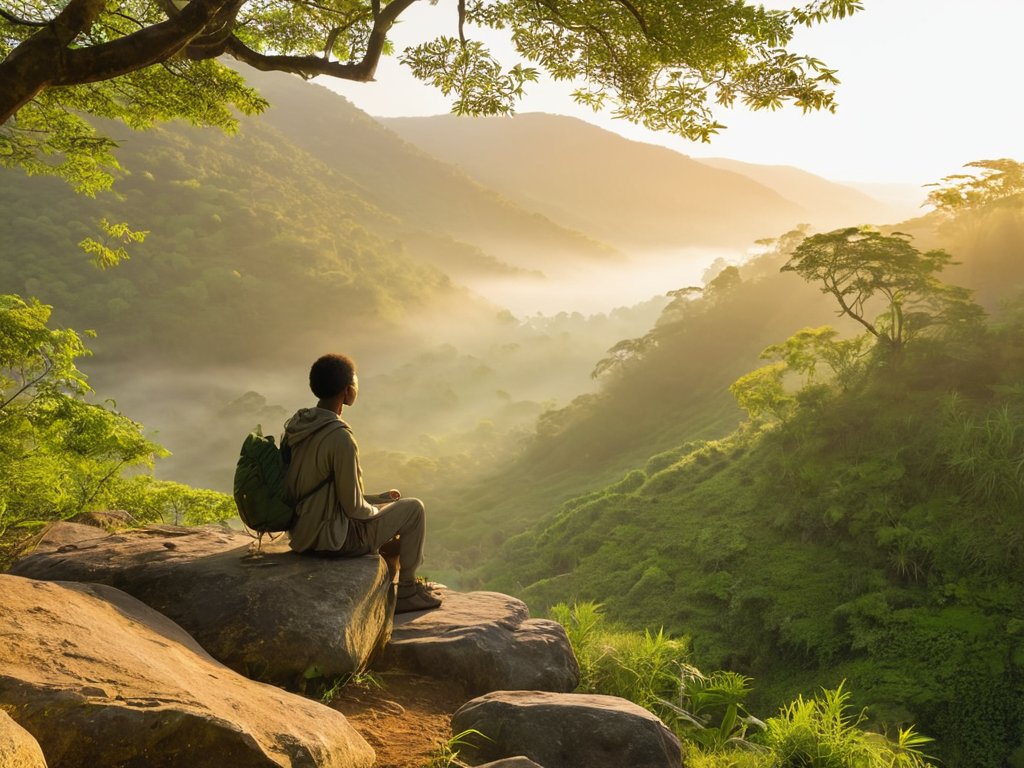 Daily Meditation Routine outdoors