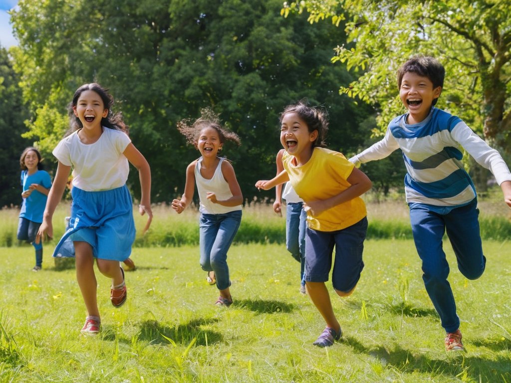 Family Fitness Activities outdoors together