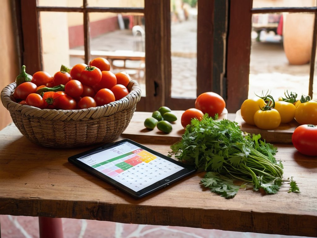 Meal Planning Across Borders Apps Comparison and Global Kitchen Conversatio vibrant market recipe swap