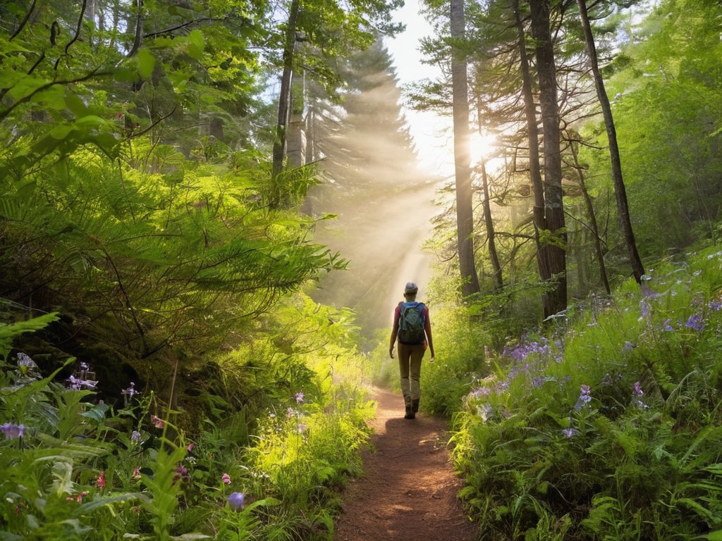 Navigating Nature Trails Mindfully outdoors