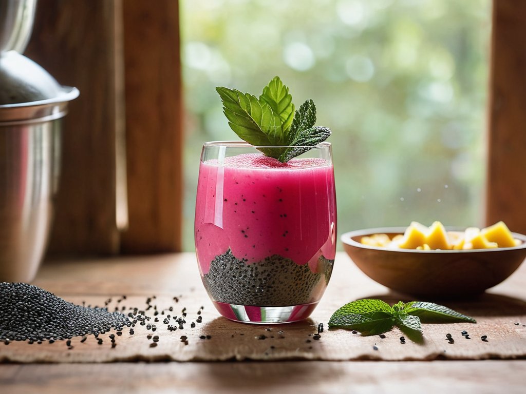 Tiny Powerhouses: Chia Seeds in refreshing drink