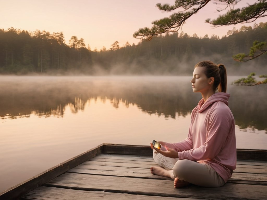 A Pause for Presence serene mindfulness