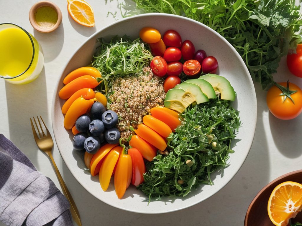 A Plant‑Based Promise for Health, vibrant salad