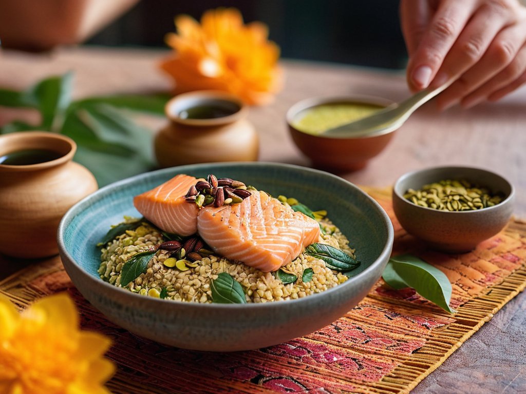 Finding Calm on the Plate, vibrant spices