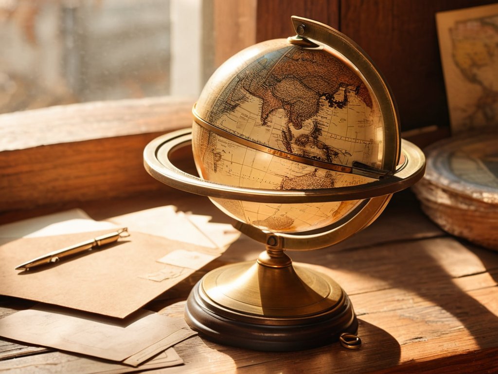 Globe‑Trotter’s Time Capsule vintage travel reflection