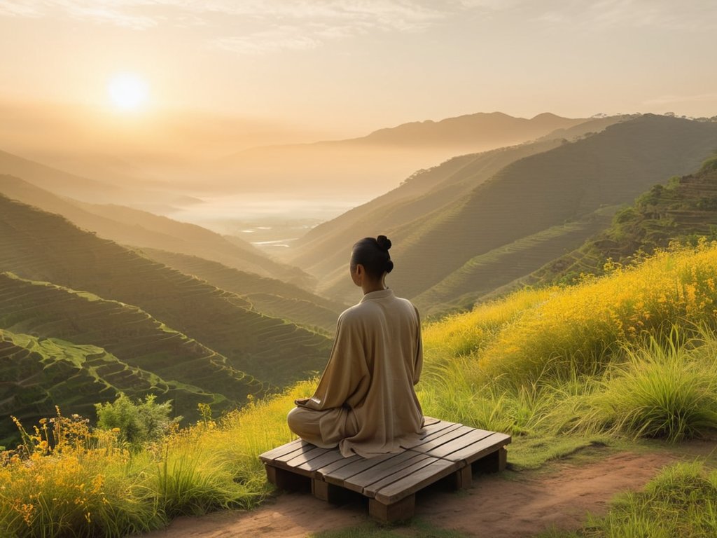 Mindful Moments, Global Horizons sunrise meditation