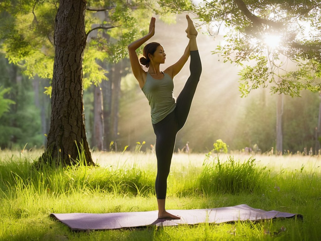 Outdoor yoga with ease