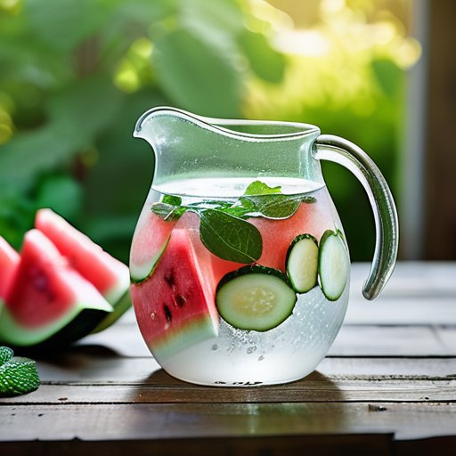 Sip the Earth’s Bounty, vibrant garden harvest
