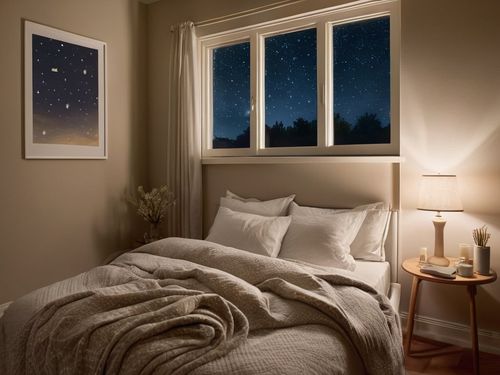 The Night’s Quiet Dialogue, moonlit cityscape