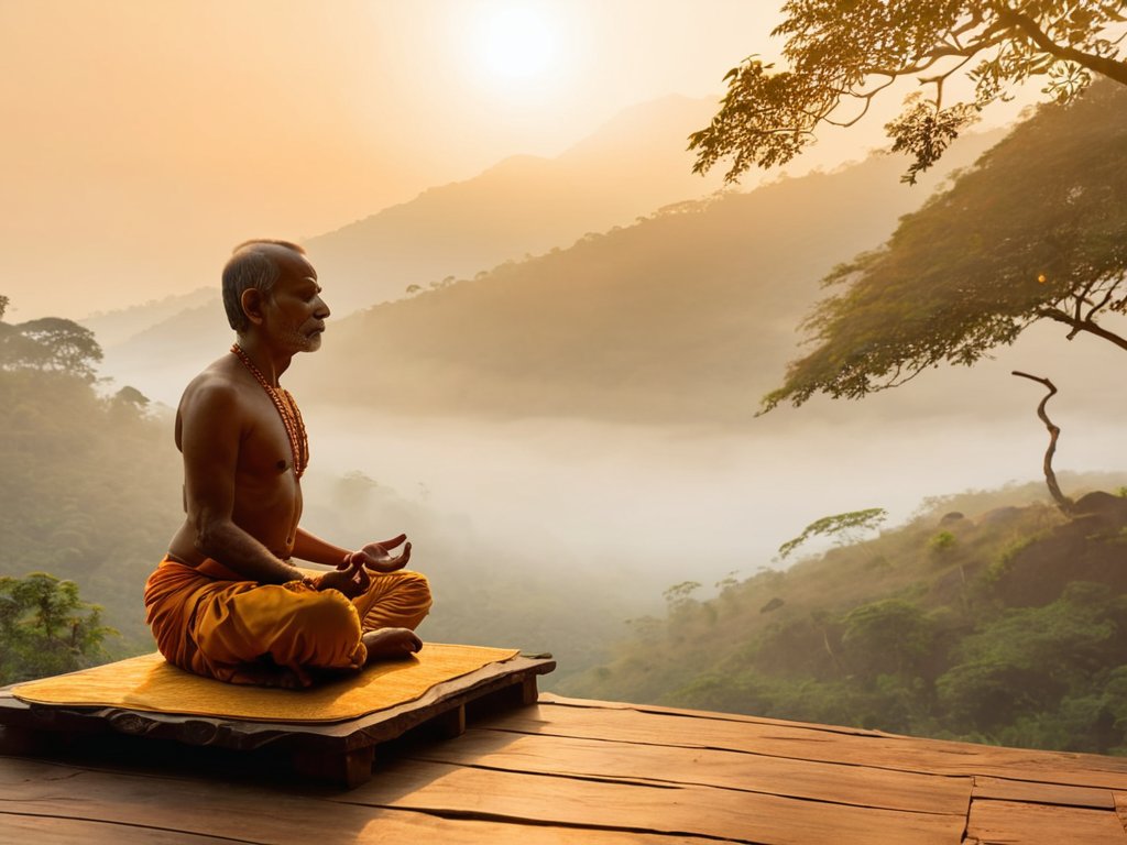 Warrior’s Path: Ashtanga Yoga sunrise at ashram