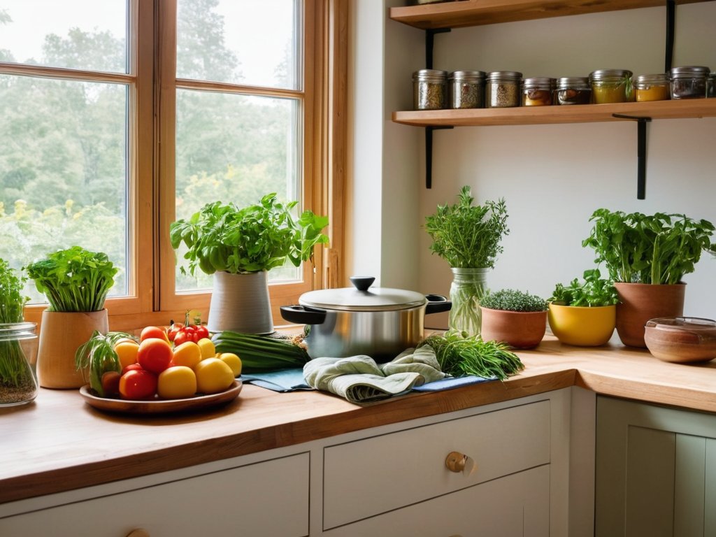 Sustainable kitchen weaving eco friendly tips