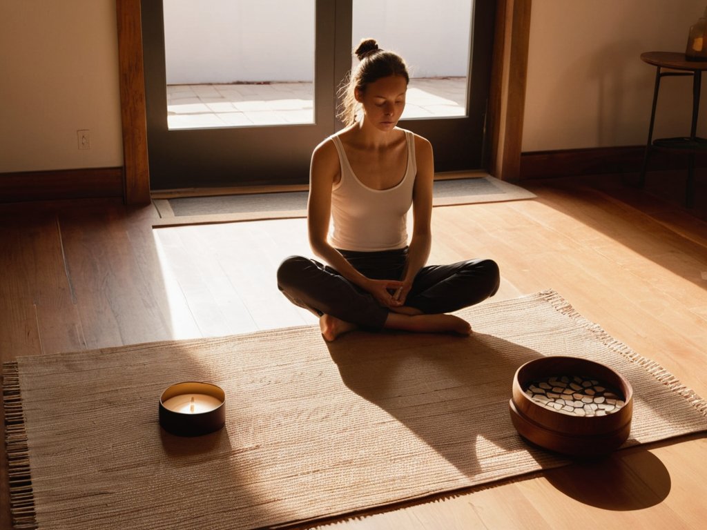 Weaving Calm into the Global Tapestry illustration