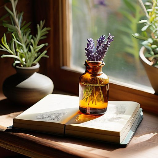 Aromatherapy healing essentials on display