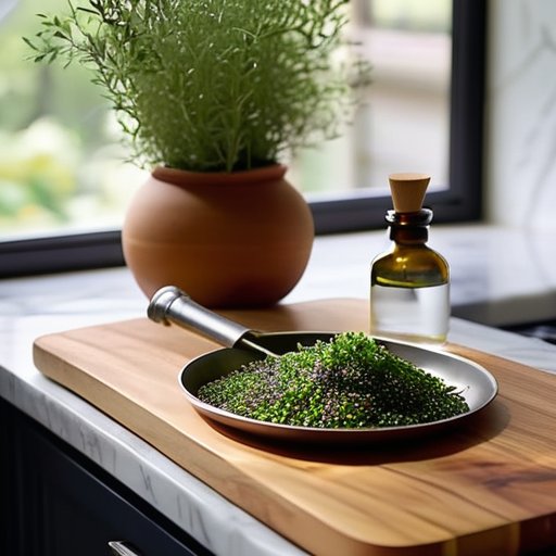 Aromatherapy in cooking fragrant vegetable medley