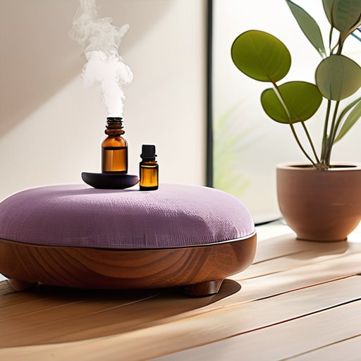 Calming candles illustrate aromatherapy meditation benefits