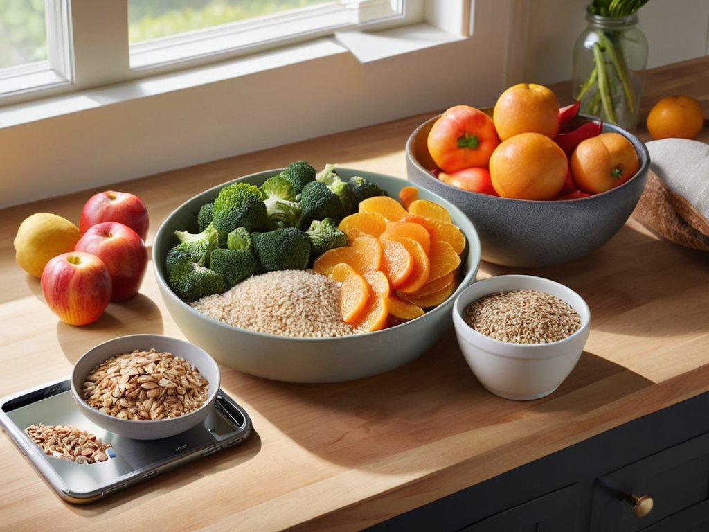 Balanced grocery list for meal planning
