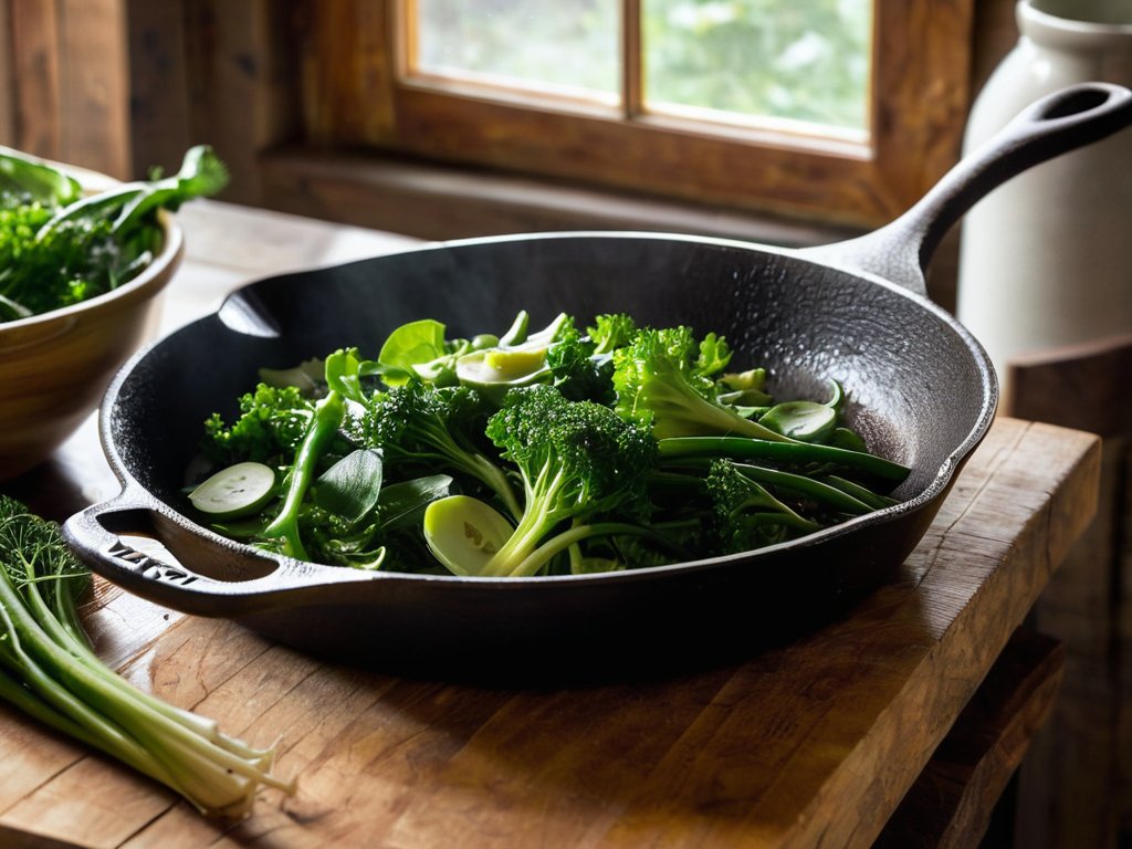 Cast iron skillet benefits in kitchen