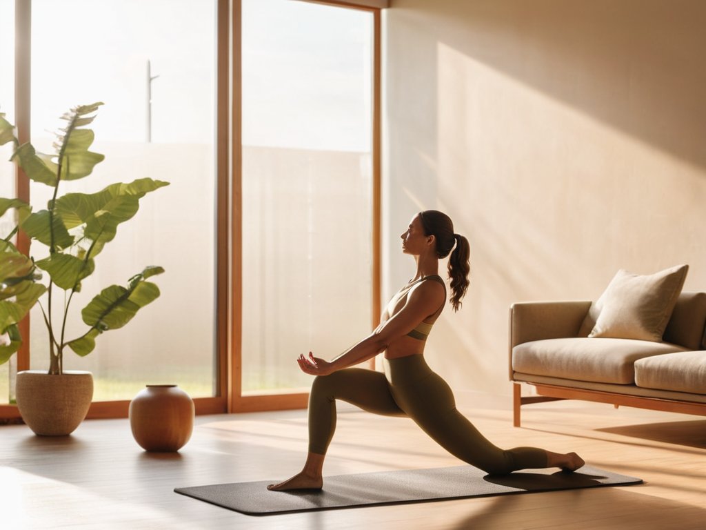 Balanced life with simple daily exercises