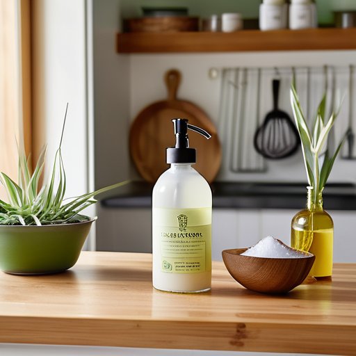Eco-friendly home cleaning DIY recipes illustration