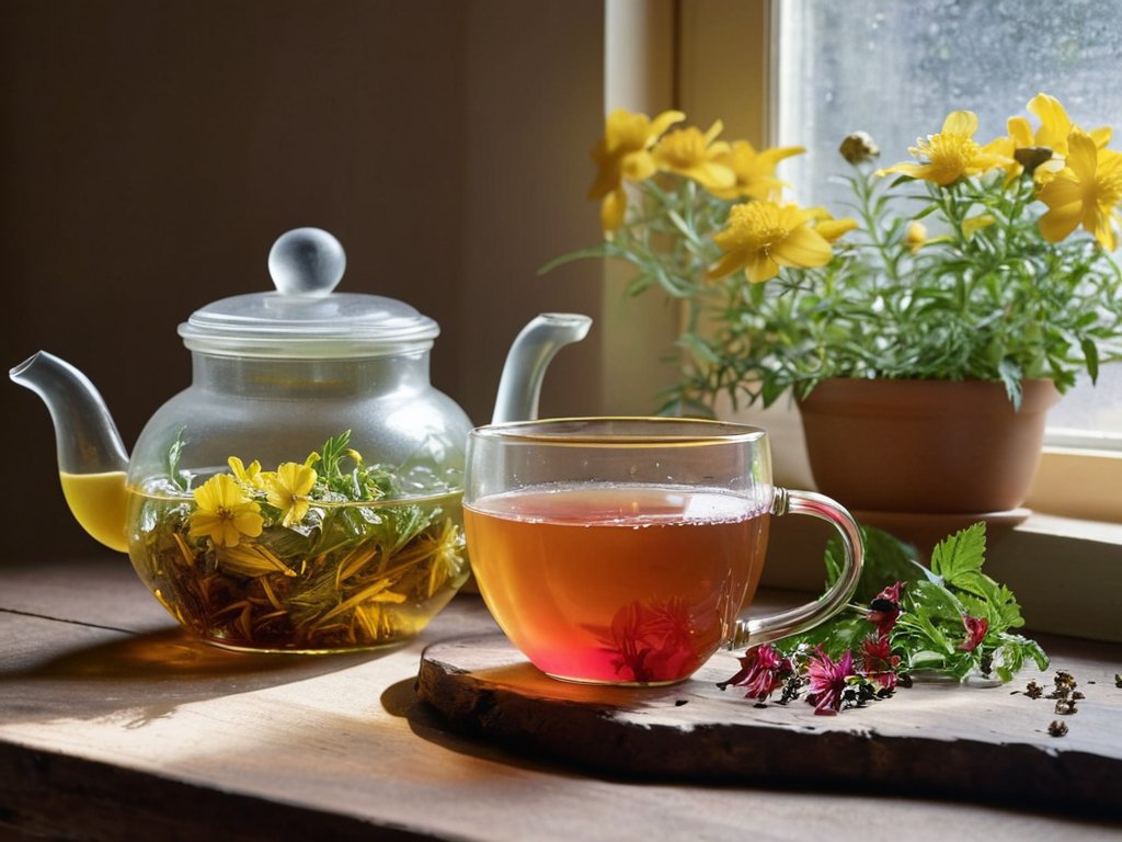 herbal teas for health soothing colorful blend