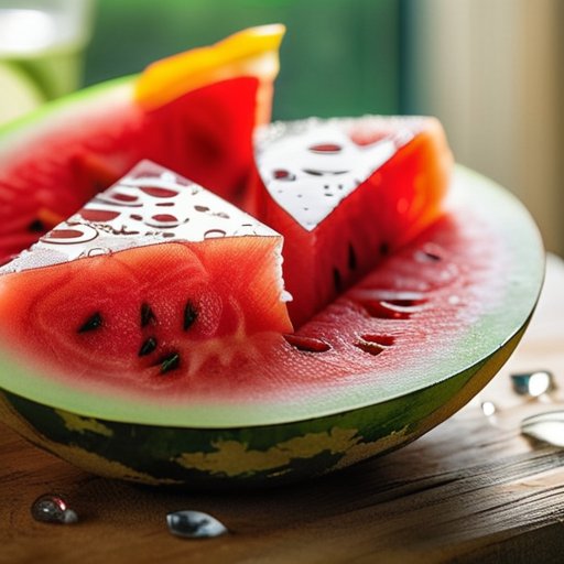 Hydrating foods: cucumber, watermelon, citrus slices
