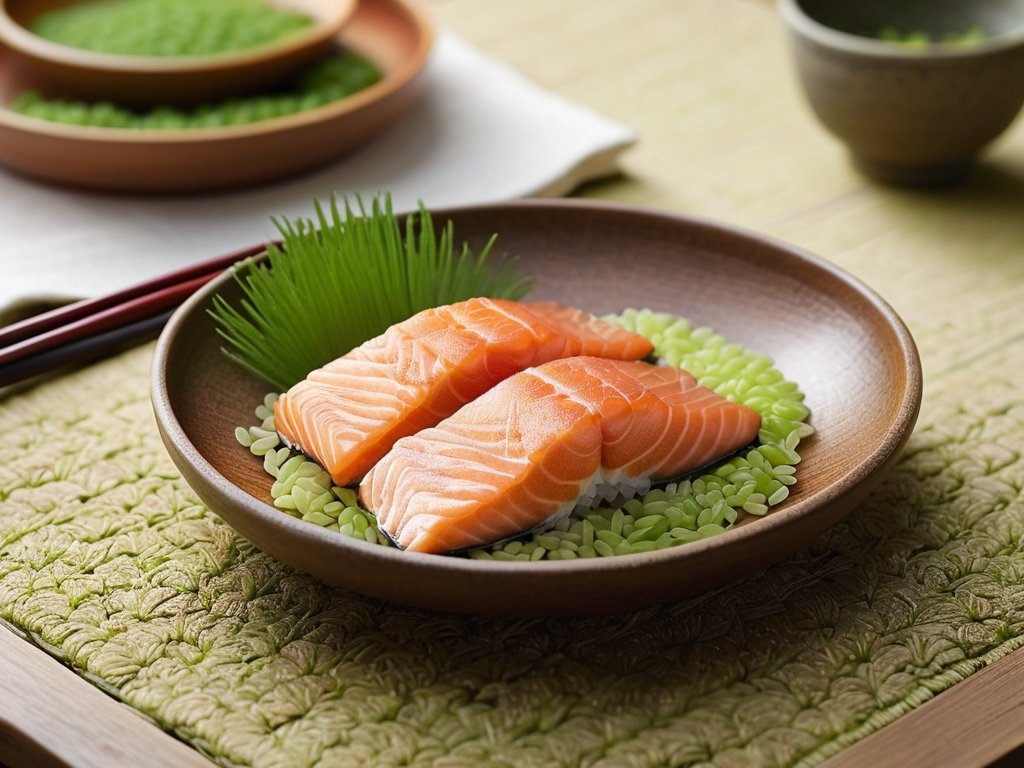 Japanese cuisine mindful eating concept
