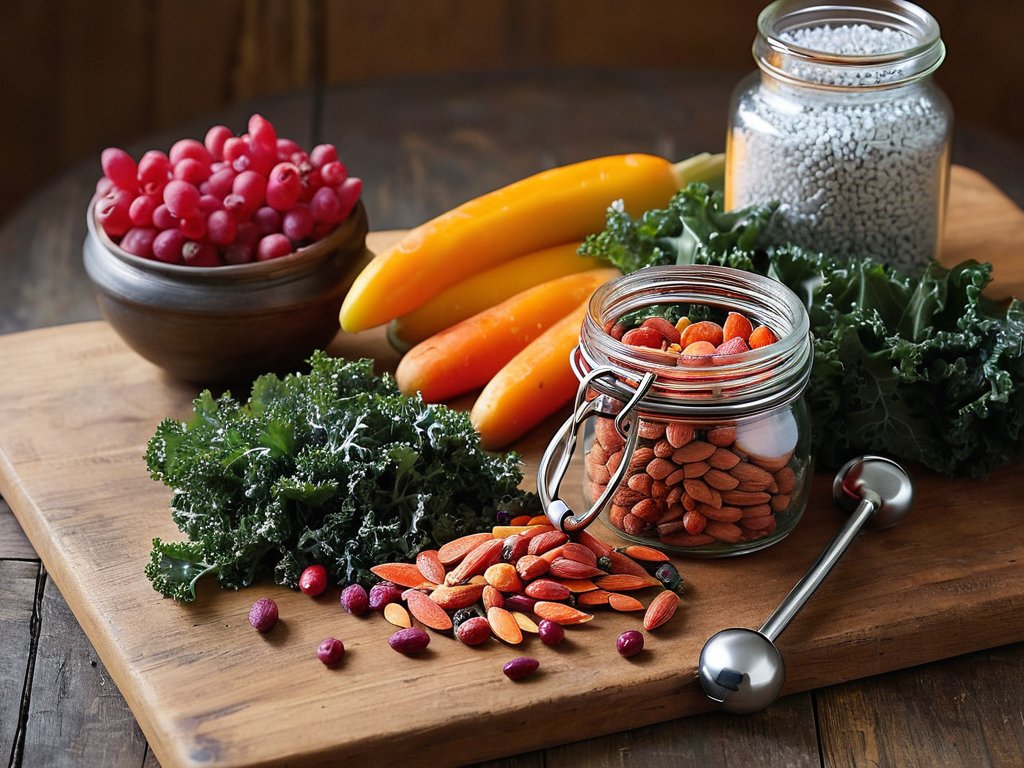 Micronutrients: vitamins and minerals health diagram