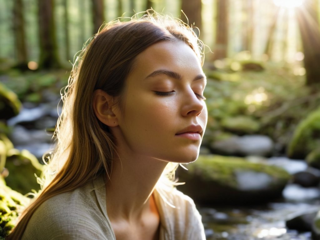 mindful breathing techniques promoting calm and relief
