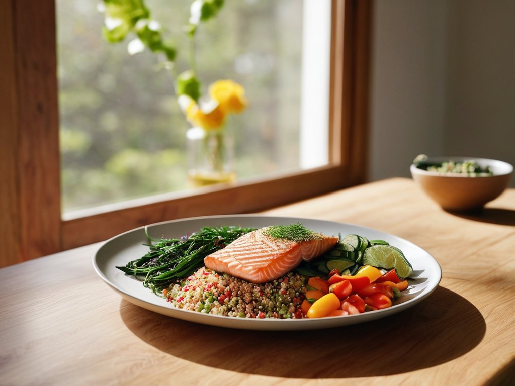 Diagram: mindful eating and weight management