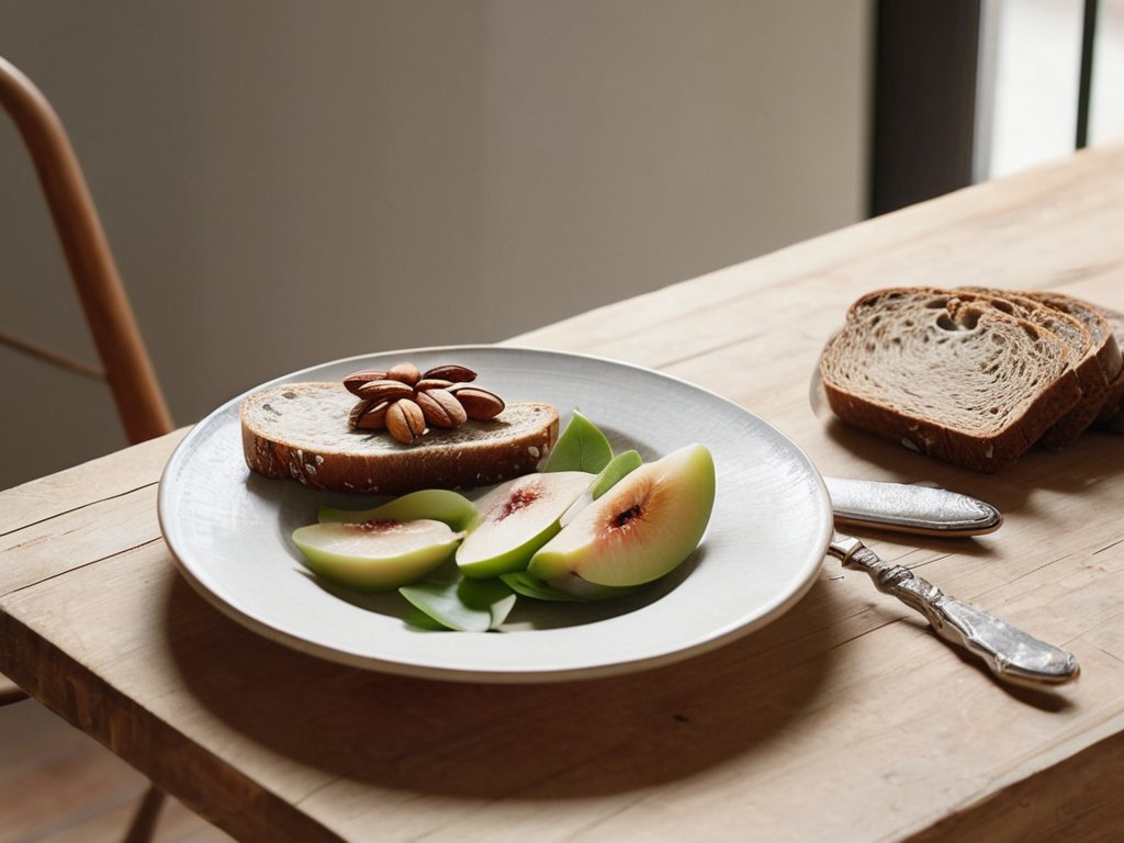 Mindful eating for weight loss concept