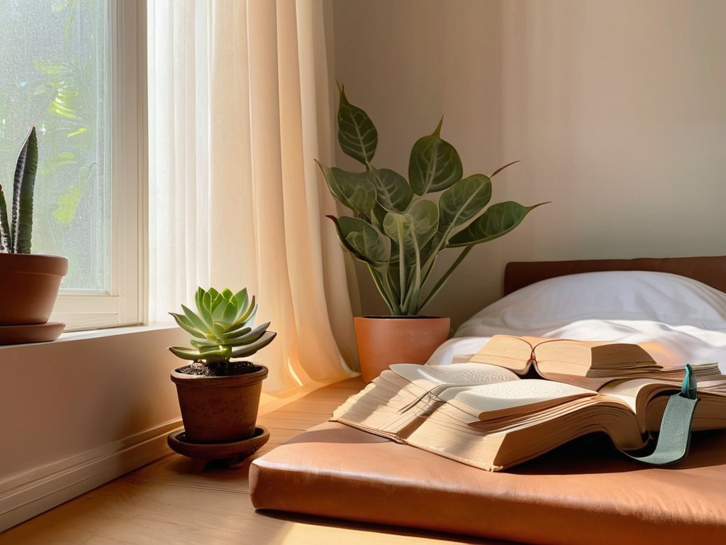 mindful morning routine with balanced sunrise