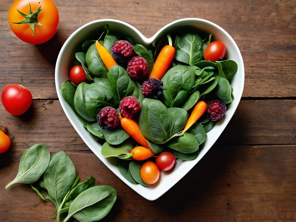 Infographic: plant-based diet heart health benefits