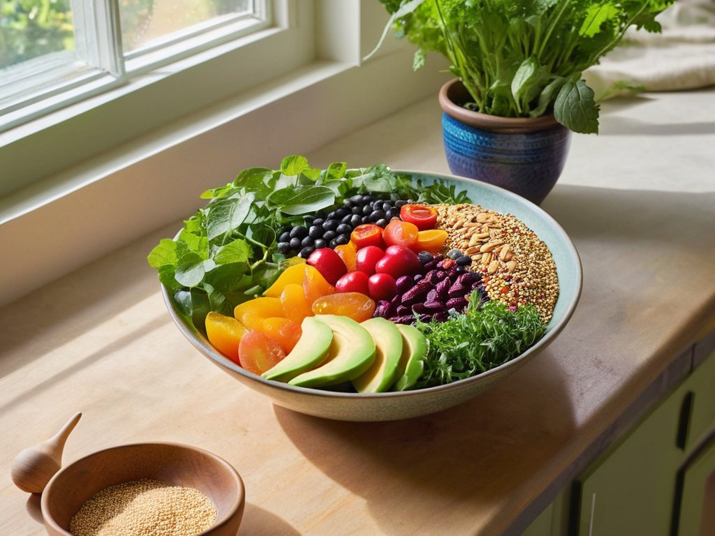 Benefits of plant-based diet illustrated