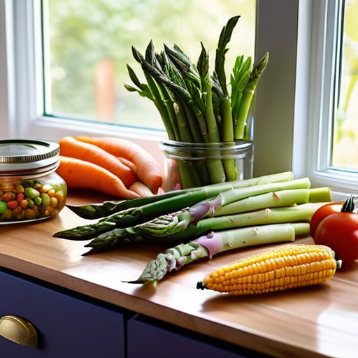Seasonal ingredients meal prep with fresh veggies