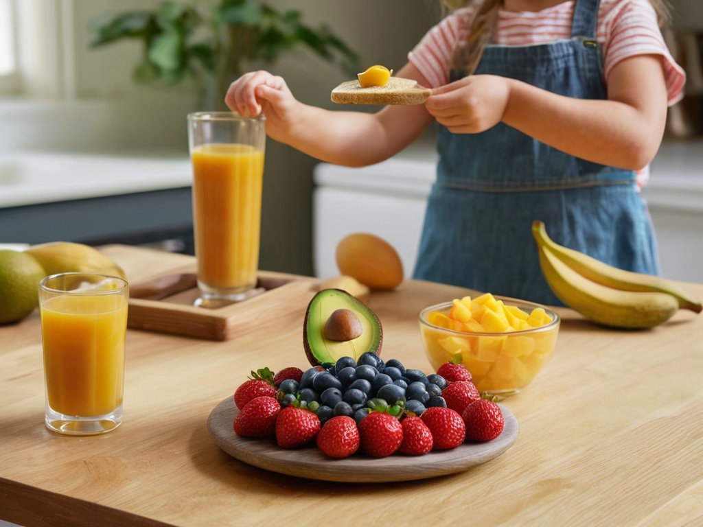 Colorful snack ideas kids can make