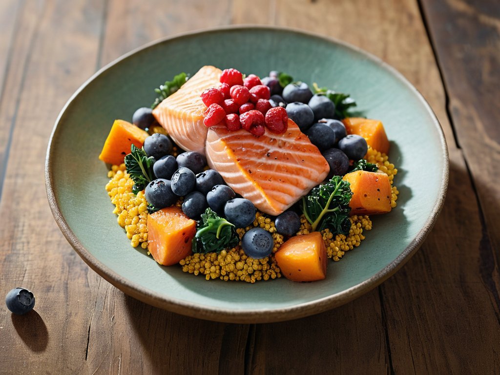 Plate of superfood dinner recipes