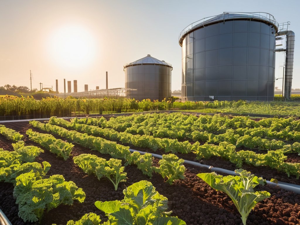 Farm fields illustrate superfood sustainability impact