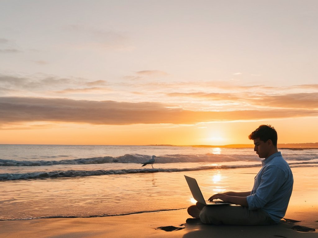 Work-life balance strategies concept
