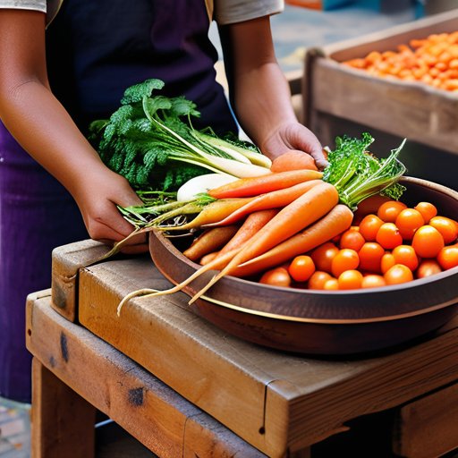 Harvesting Homemade Chicken Broth With Vegetables From Global Markets