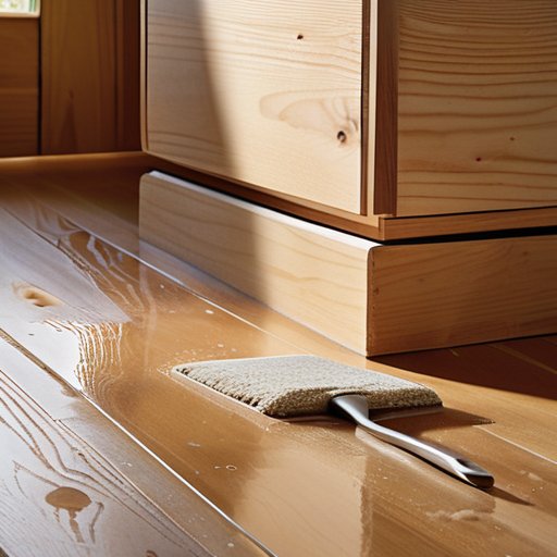 Wrapping It All Up: polished wood floor