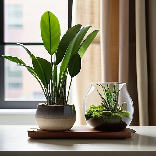 Wrapping It All Up: low-light plant terrarium
