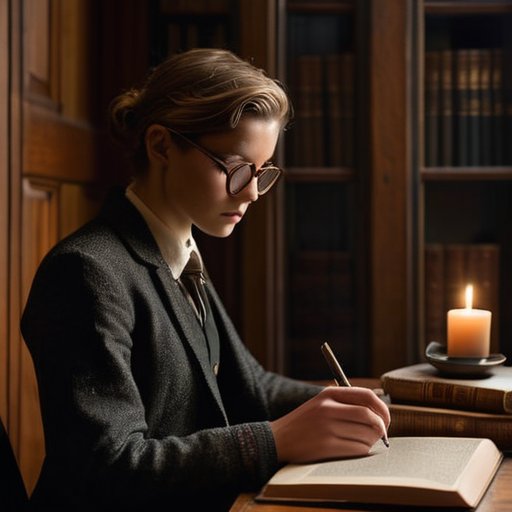 Bookish portrait with dark academia lifestyle tips